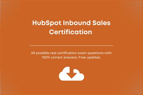 hubspot inbound sales certification answers.